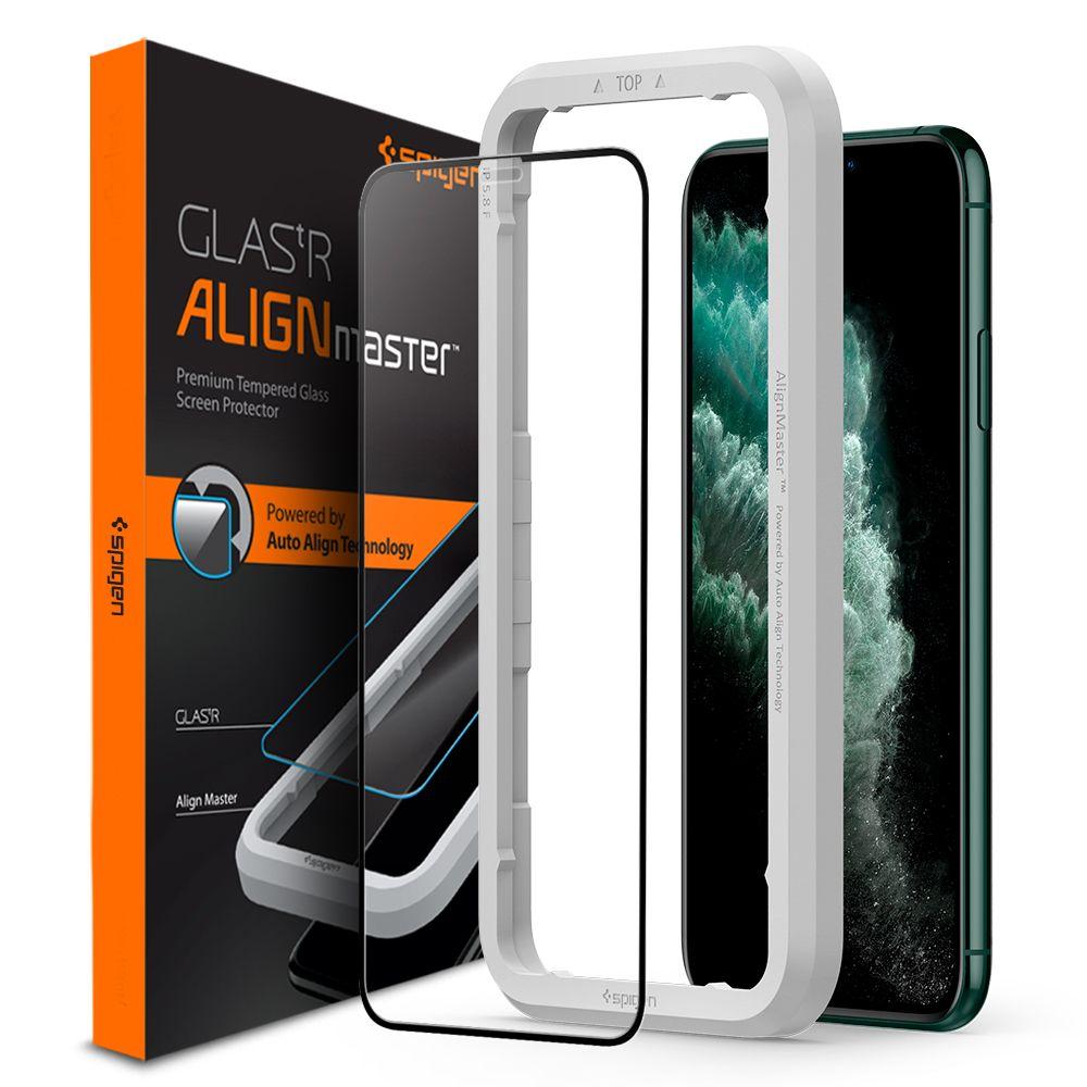 AlignMaster GLAS.tR Full Cover iPhone Xs Max Nero