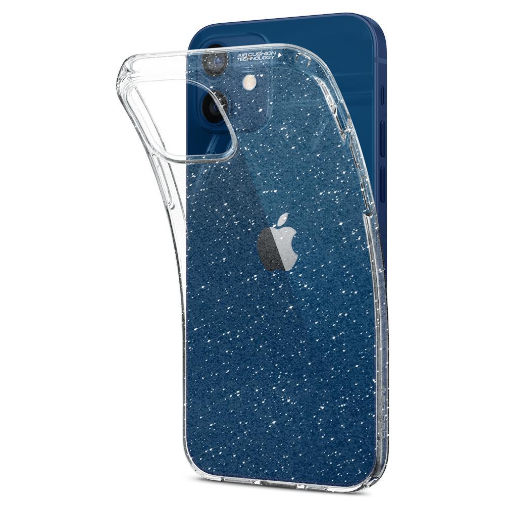 Cover Liquid Crystal iPhone 12/12 Pro Glitter Crystal