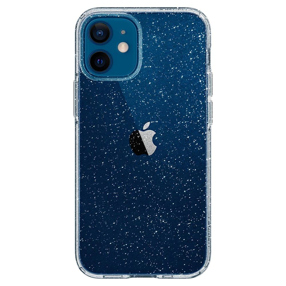 Cover Liquid Crystal iPhone 12 Mini Glitter Crystal