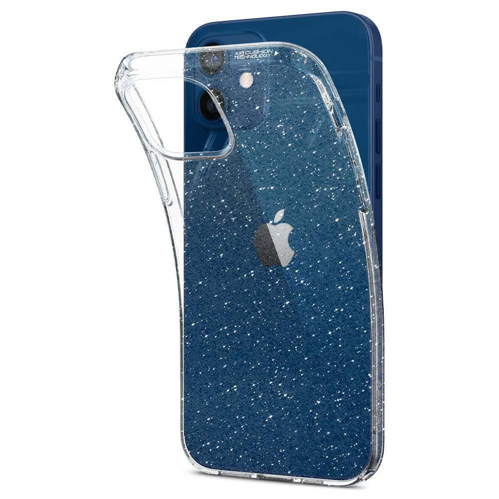 Cover Liquid Crystal iPhone 12 Mini Glitter Crystal