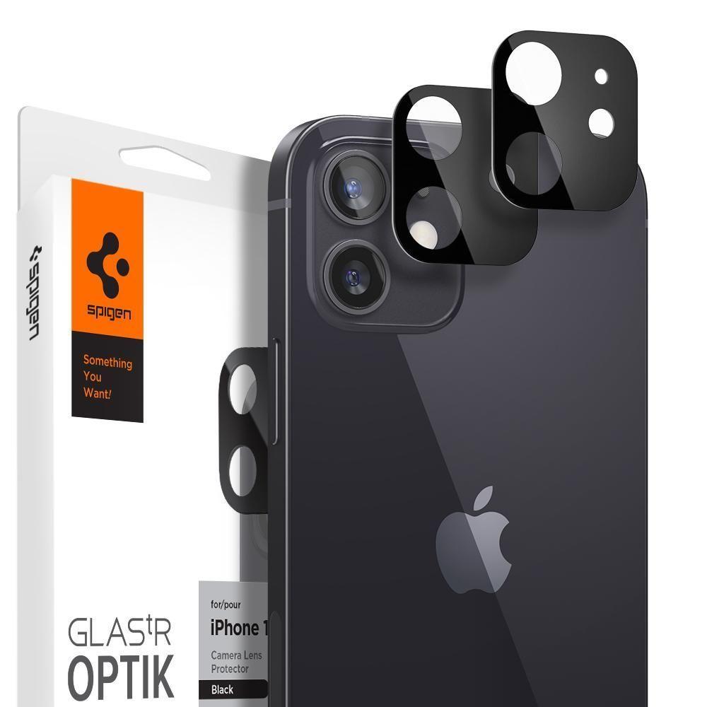 Optik Lens Protector Black (2 pezzi) iPhone 12 Mini Nero