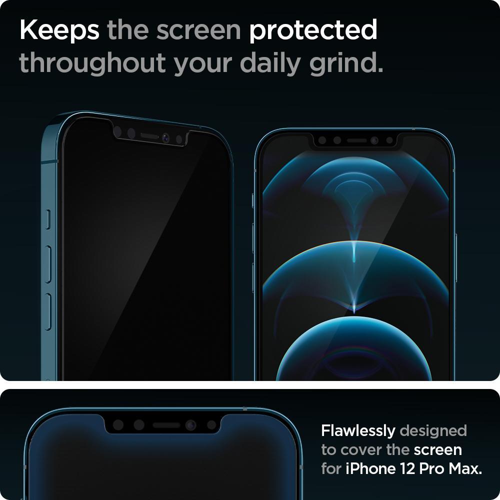 Screen Protector GLAS.tR EZ Fit (2 pezzi) iPhone 12 Pro Max