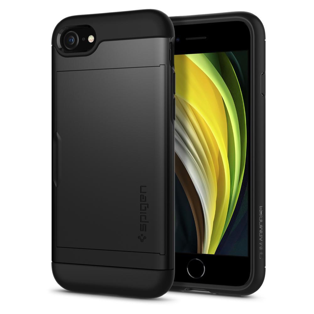 Cover Slim Armor CS iPhone 8 Black