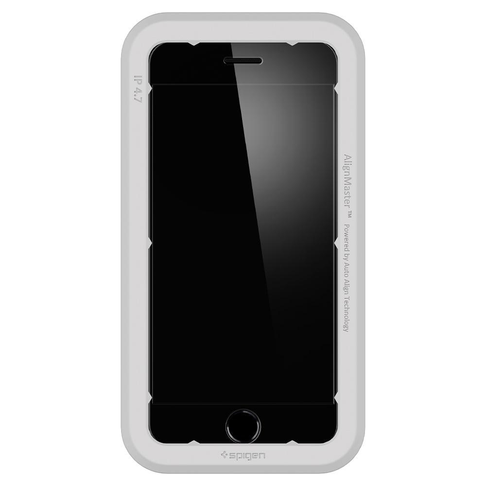 AlignMaster GLAS.tR Full Cover iPhone 8 nero