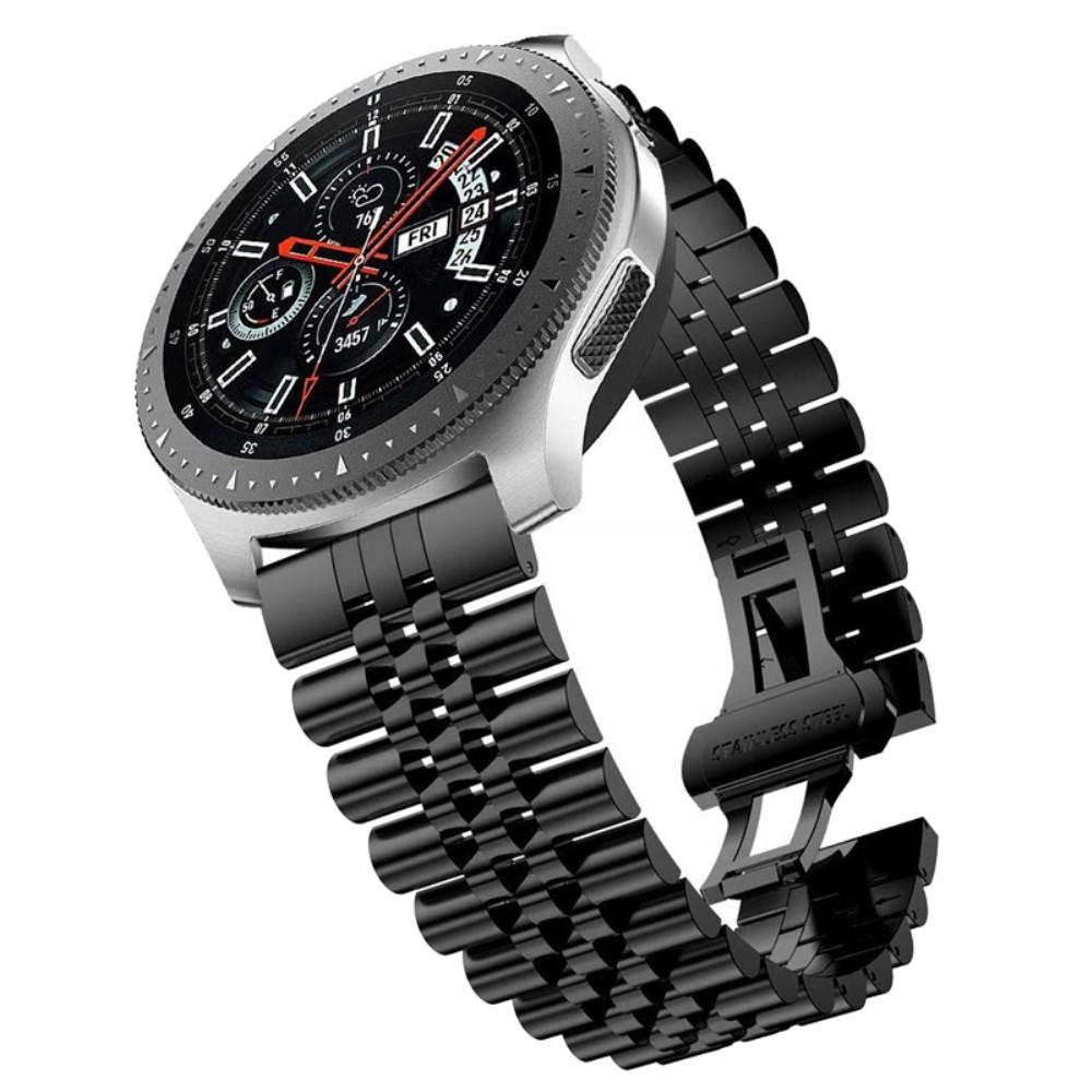 Bracciale in acciaio inossidabile Universal Samsung Galaxy Watch/Huawei Watch Black