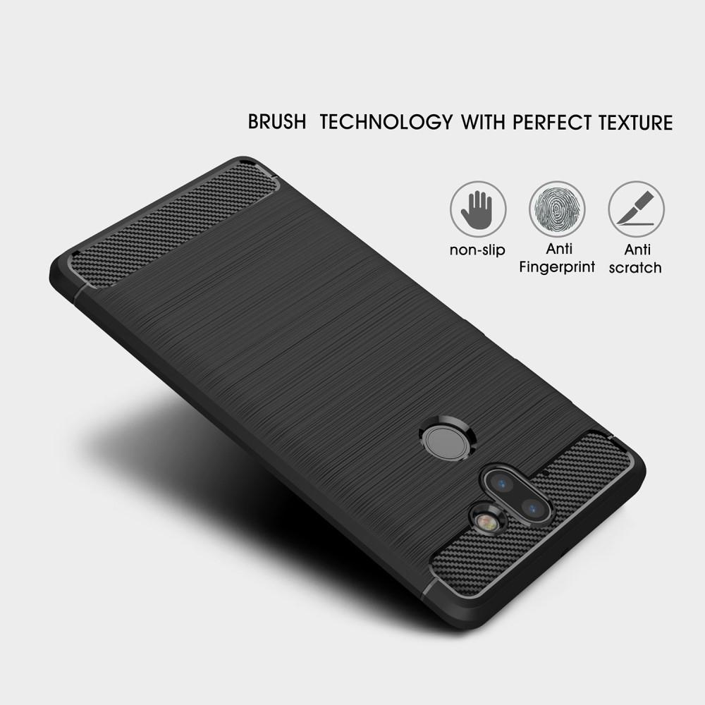 Cover TPU Brushed Nokia 8 Sirocco Nero