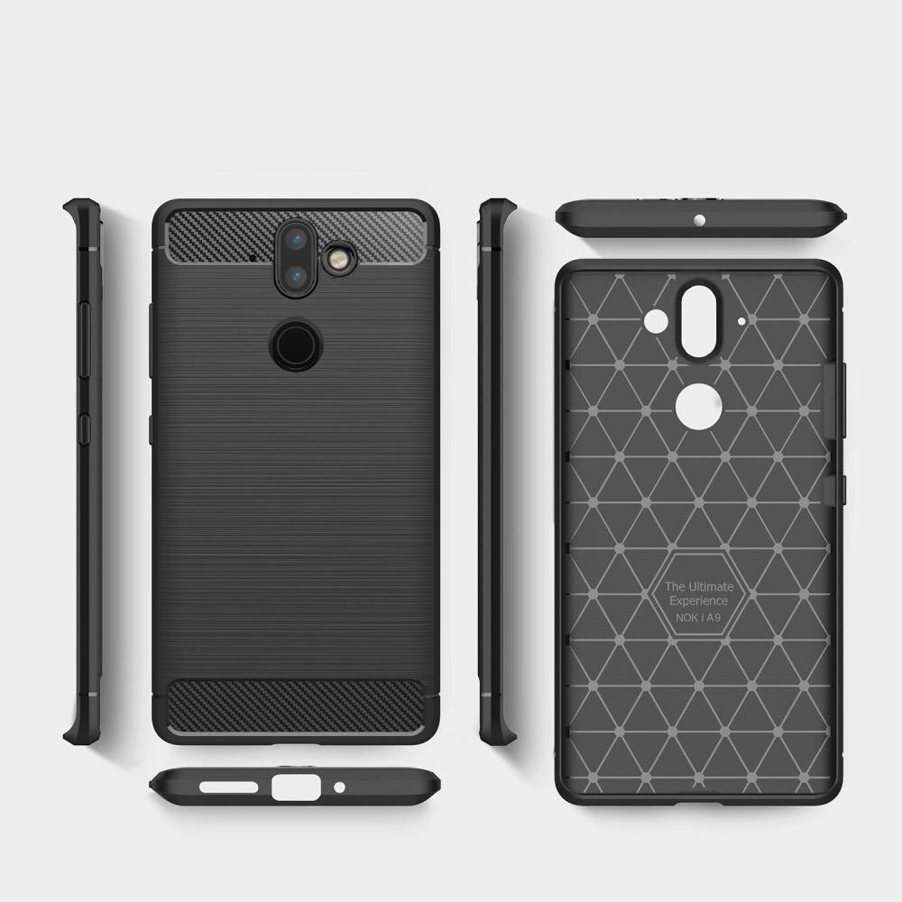 Cover TPU Brushed Nokia 8 Sirocco Nero