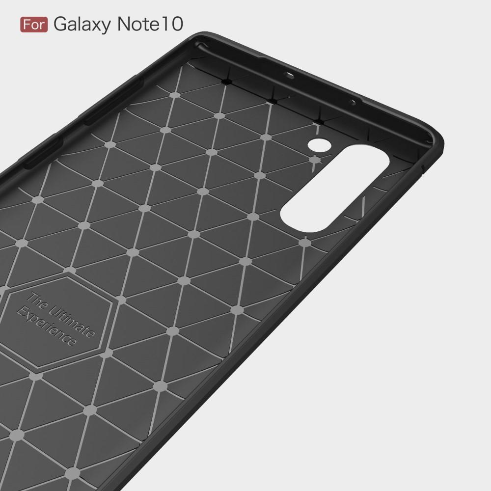 Cover TPU Brushed Samsung Galaxy Note 10 Nero