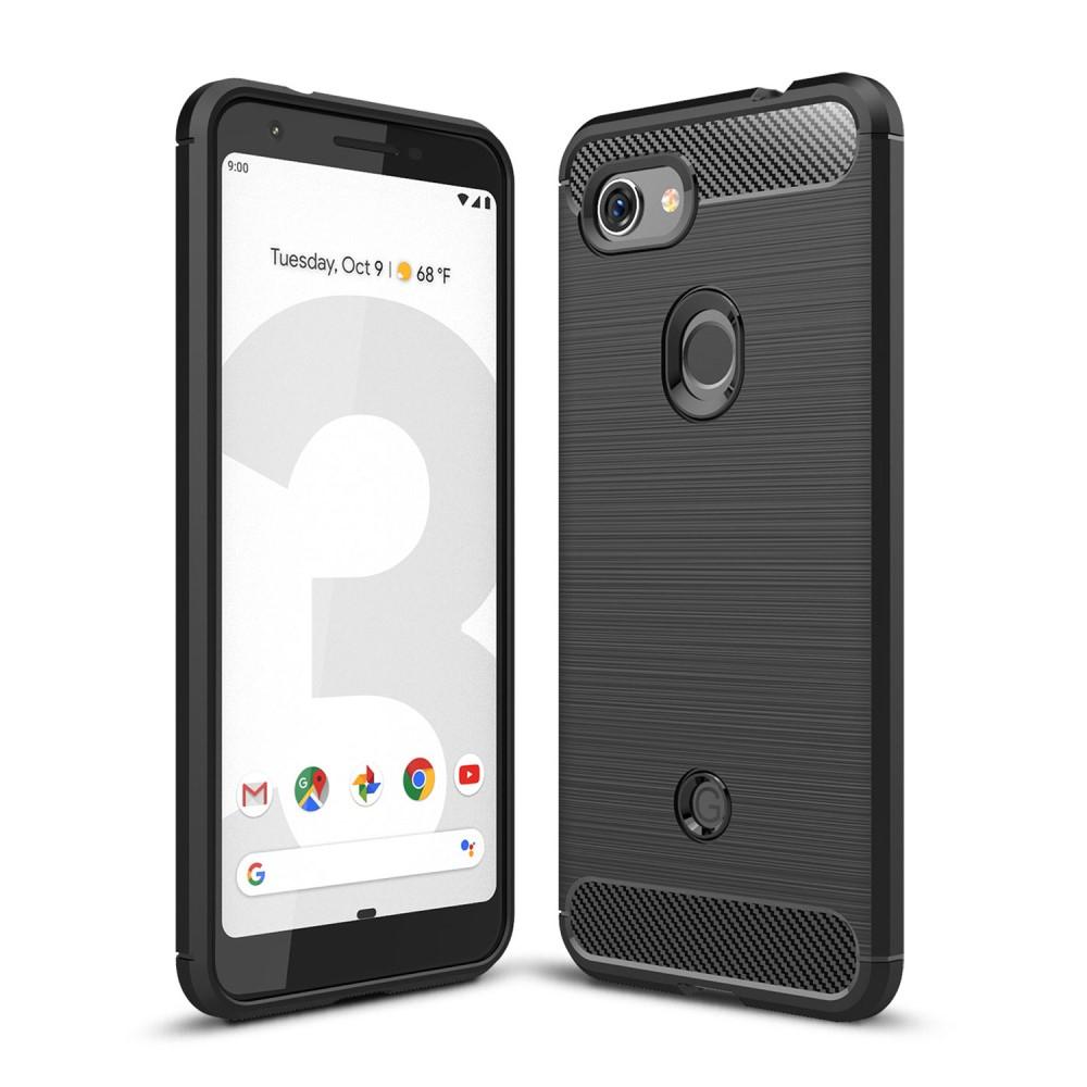 Cover Brushed TPU Case Google Pixel 3a Black