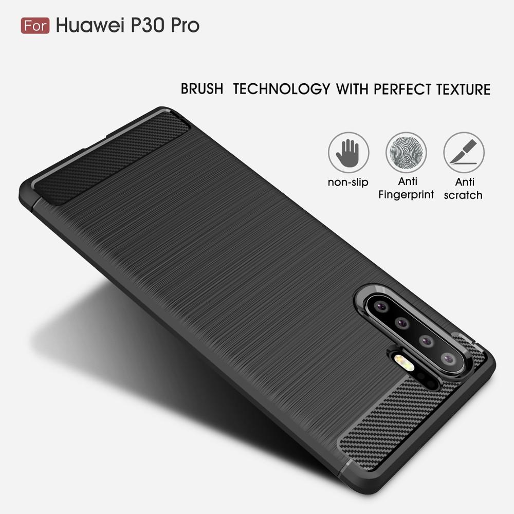 Cover TPU Brushed Huawei P30 Pro Nero