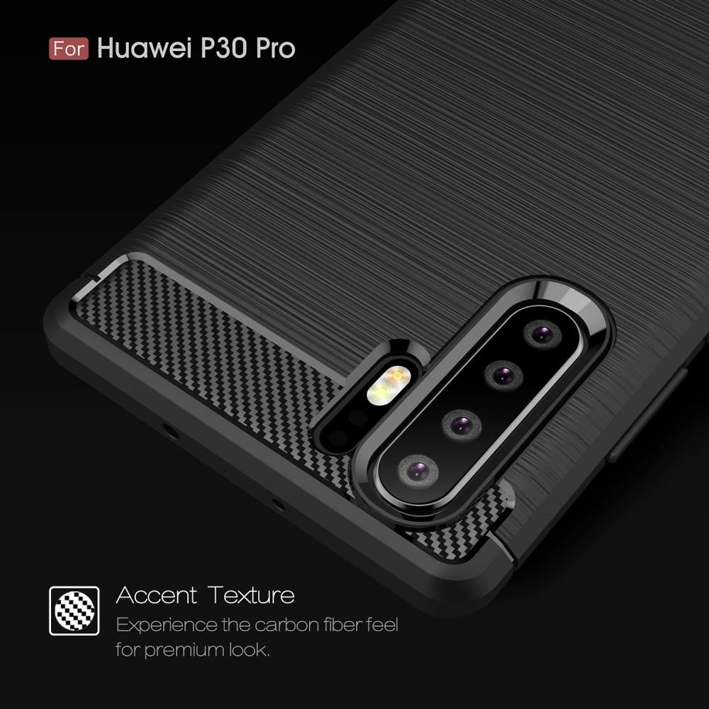 Cover Brushed TPU Case Huawei P30 Pro Black