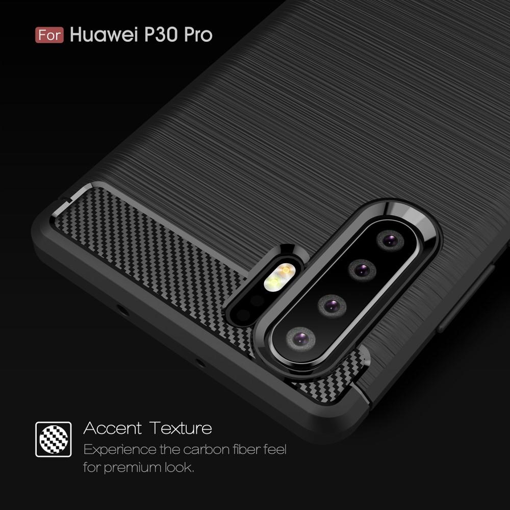 Cover TPU Brushed Huawei P30 Pro Nero