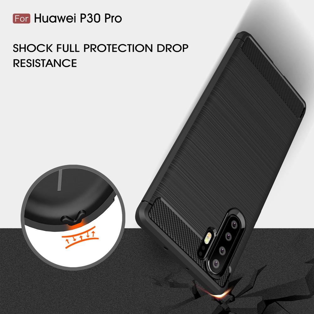 Cover TPU Brushed Huawei P30 Pro Nero