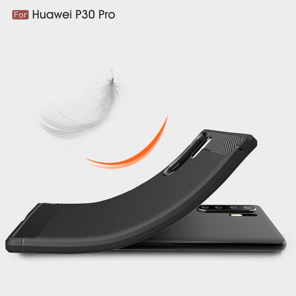 Cover TPU Brushed Huawei P30 Pro Nero