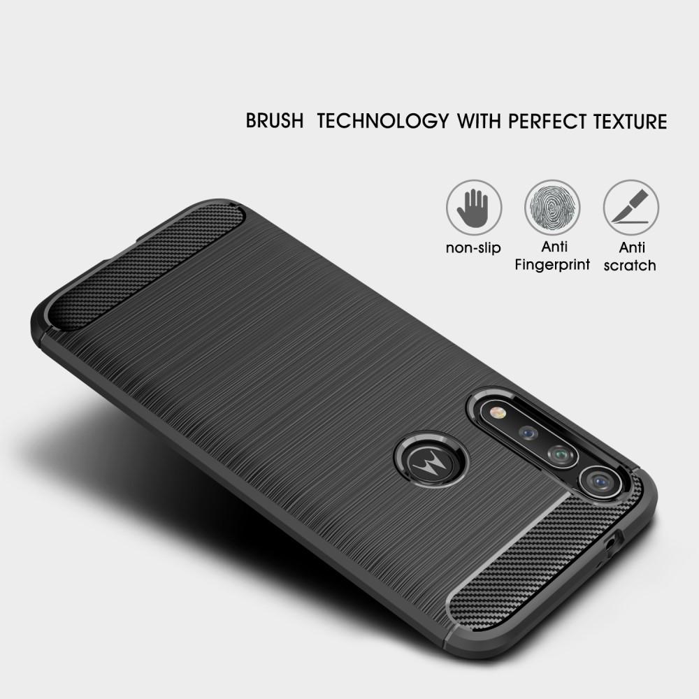 Cover Brushed TPU Case Motorola Moto G8 Plus Black