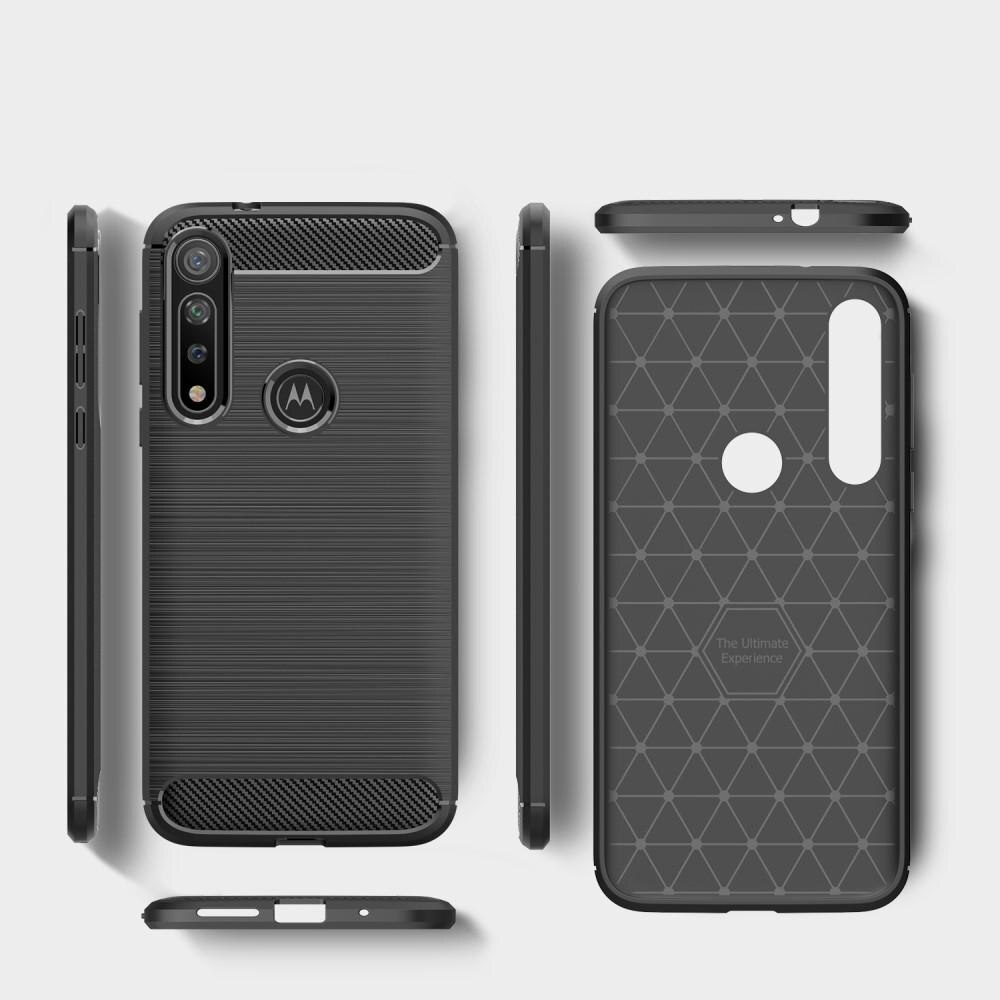 Cover Brushed TPU Case Motorola Moto G8 Plus Black