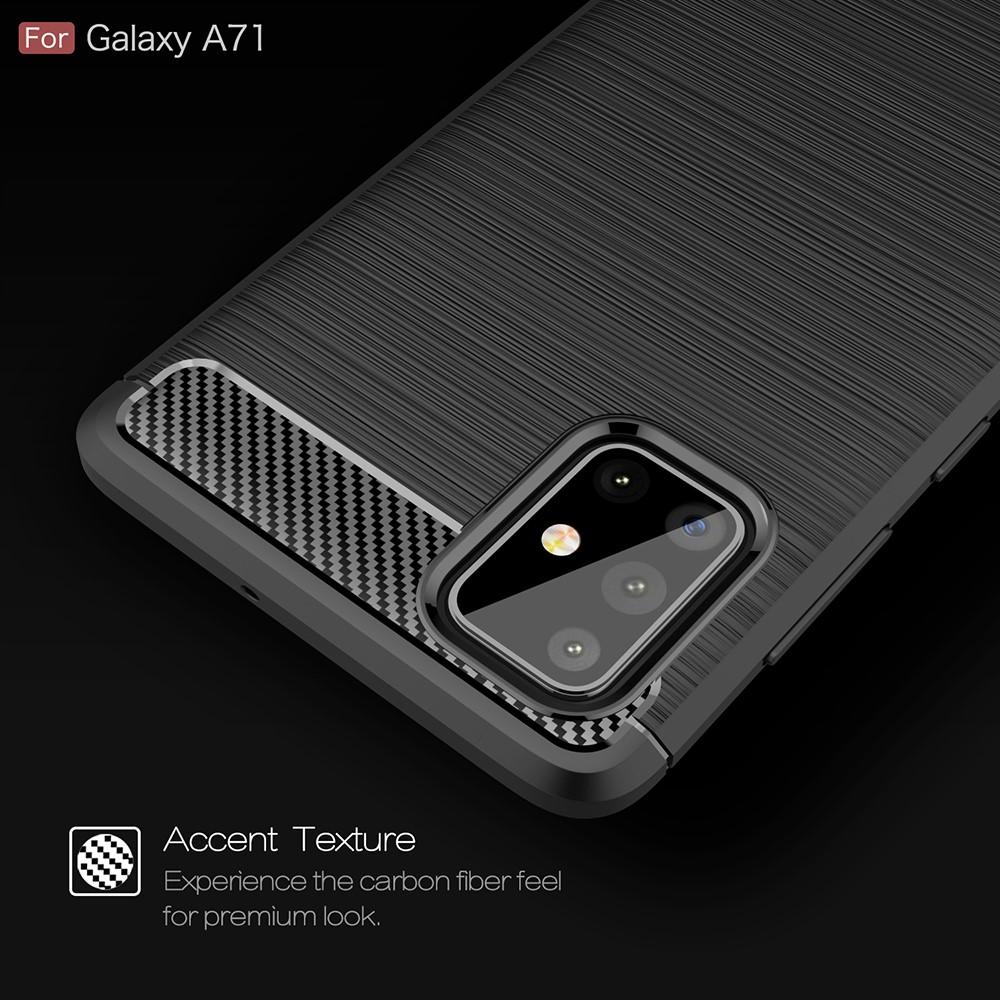 Cover Brushed TPU Case Samsung Galaxy A71 Black