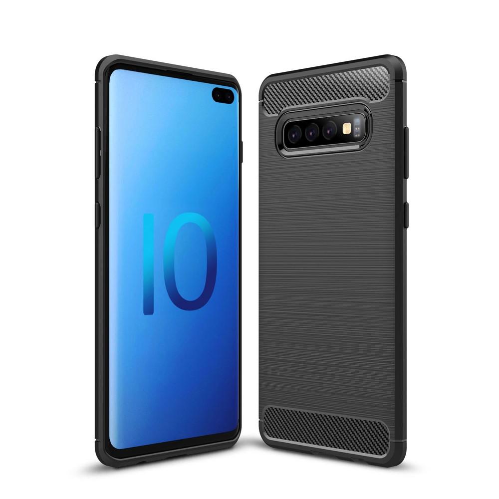 Cover Brushed TPU Case Samsung Galaxy S10 Plus Black