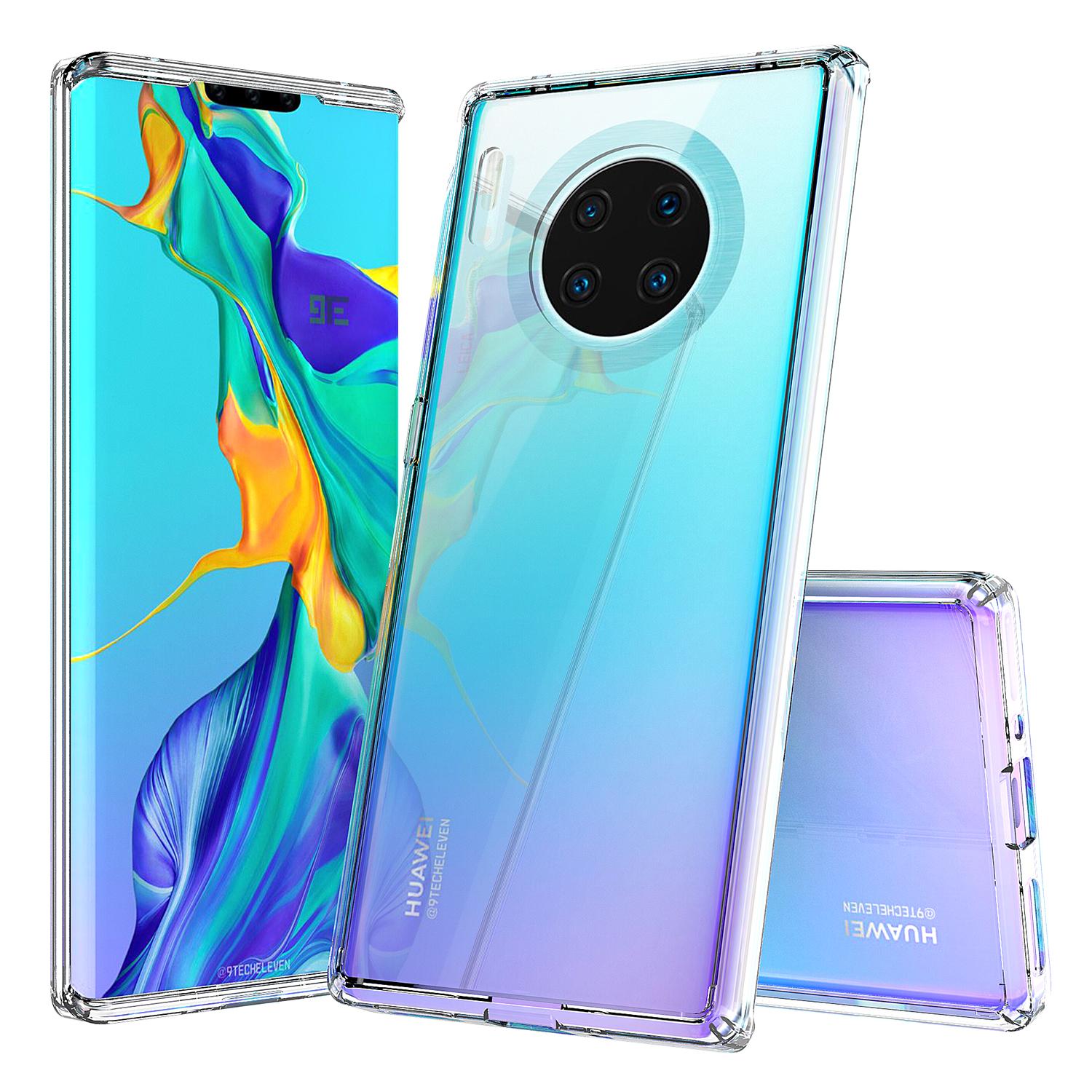 Cover ibrido Crystal Hybrid per Huawei Mate 30 Pro, trasparente