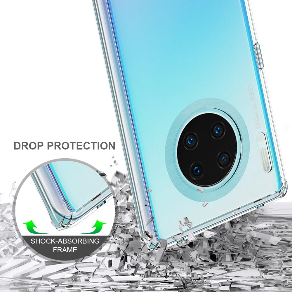 Cover ibrido Crystal Hybrid per Huawei Mate 30 Pro, trasparente