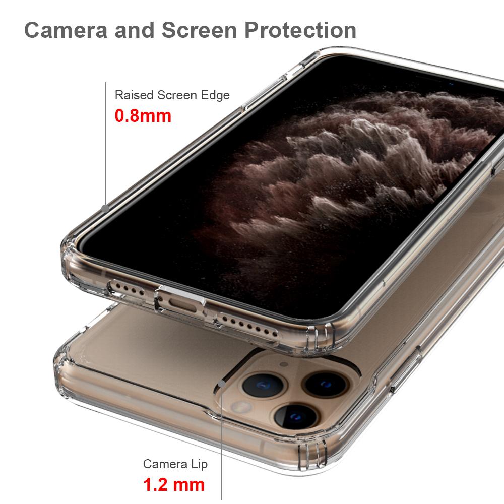 Cover ibrido Crystal Hybrid per iPhone 11 Pro Max, trasparente