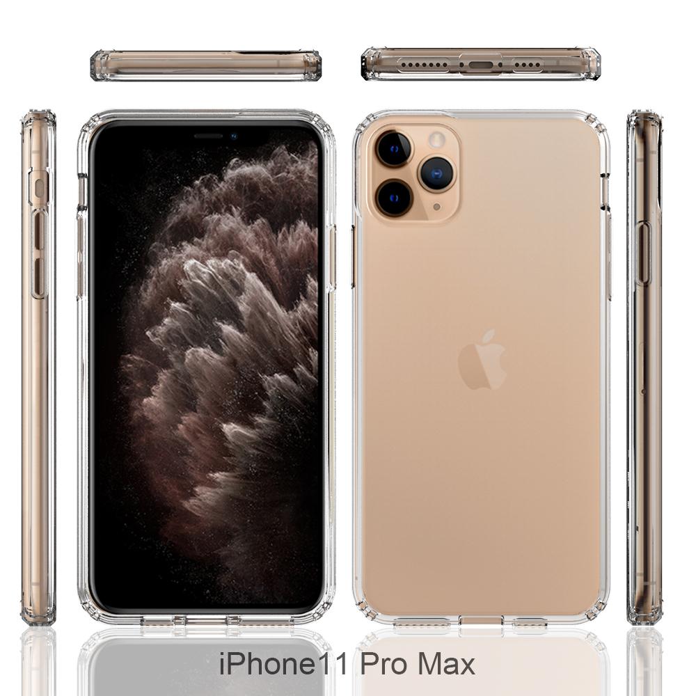 Cover ibrido Crystal Hybrid per iPhone 11 Pro Max, trasparente