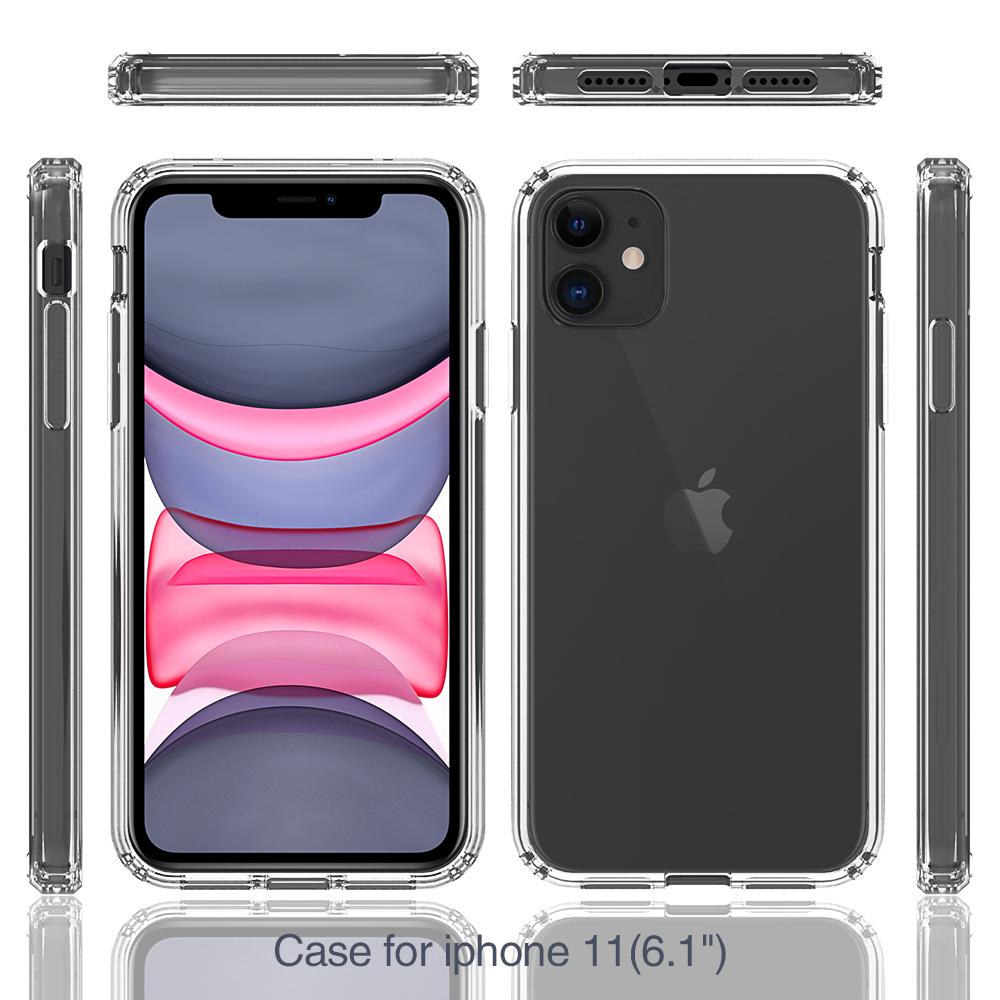 Cover ibrido Crystal Hybrid per iPhone 11, trasparente