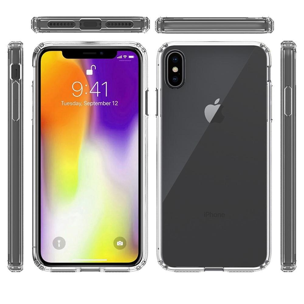 Cover ibrido Crystal Hybrid per iPhone Xs Max, trasparente