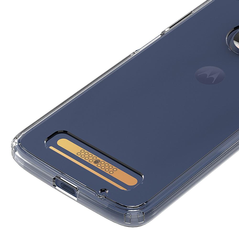 Cover ibrido Crystal Hybrid per Motorola Moto Z3 Play, trasparente