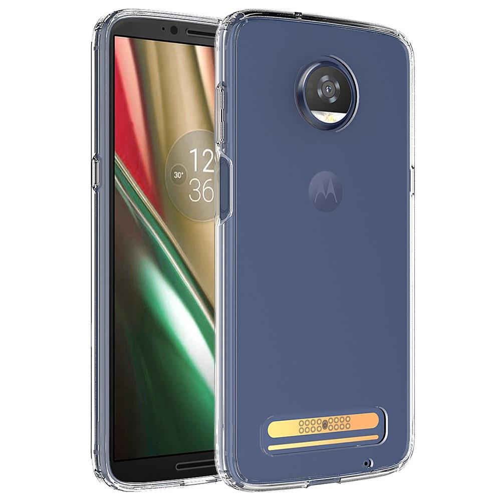 Cover ibrido Crystal Hybrid per Motorola Moto Z3 Play, trasparente