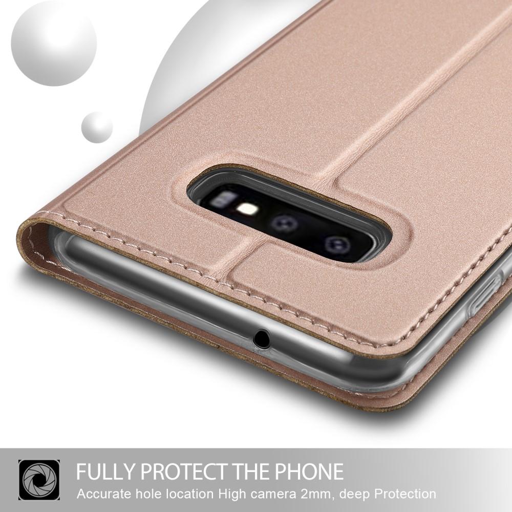 Cover portafoglio Slim Card Wallet Samsung Galaxy S10 Oro