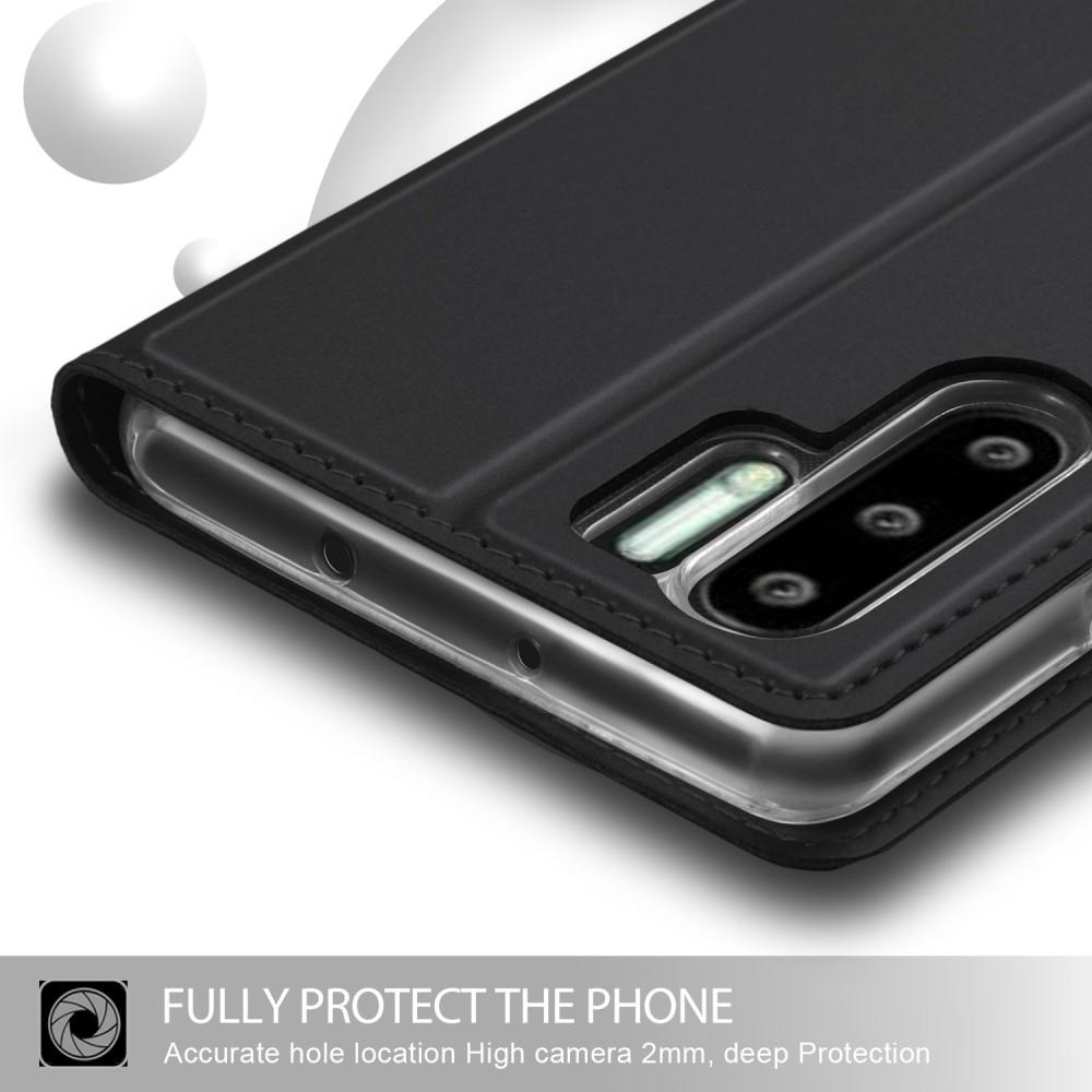 Cover portafoglio Slim Card Wallet Huawei P30 Pro Nero