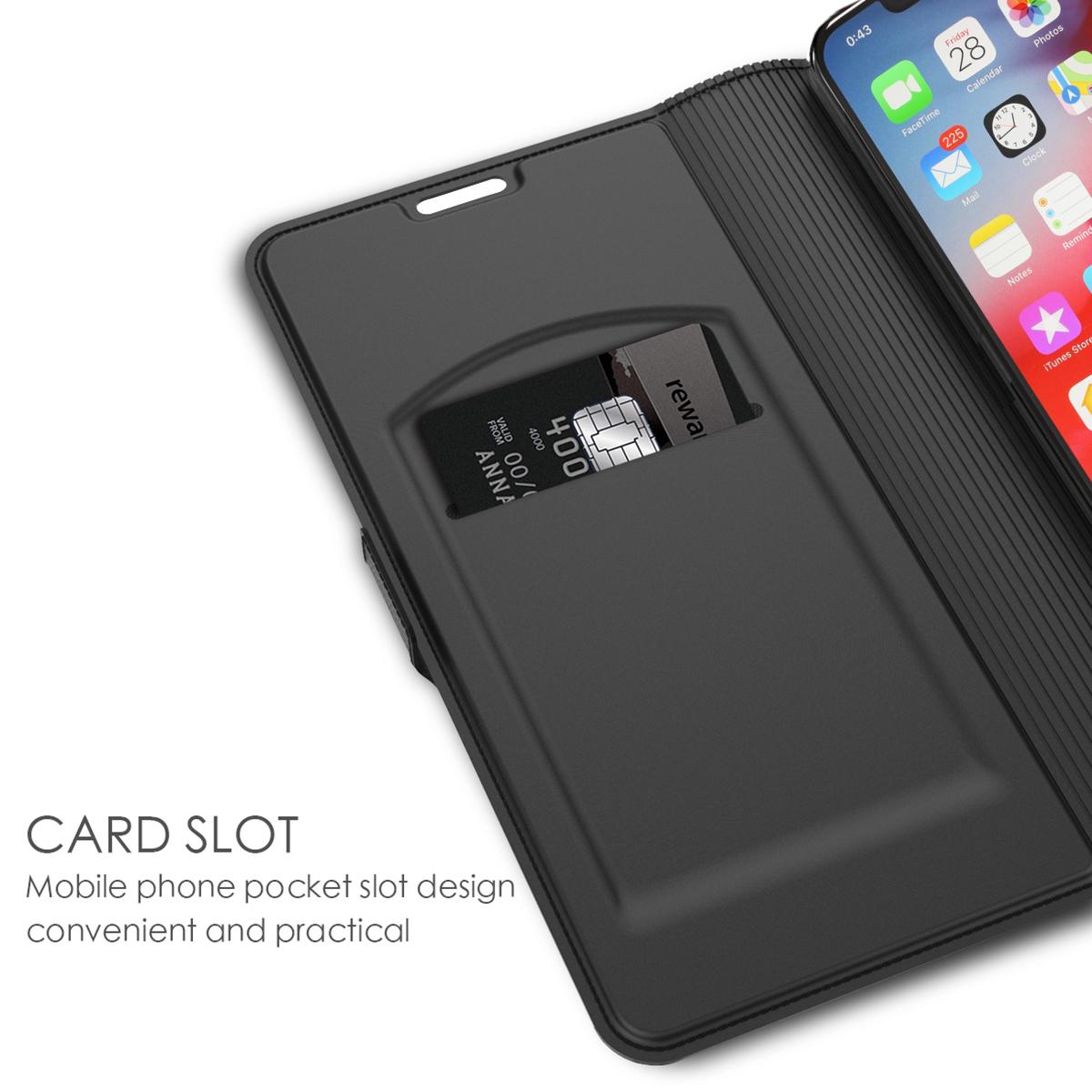 Cover portafoglio Slim Card Wallet iPhone 11 Pro Nero