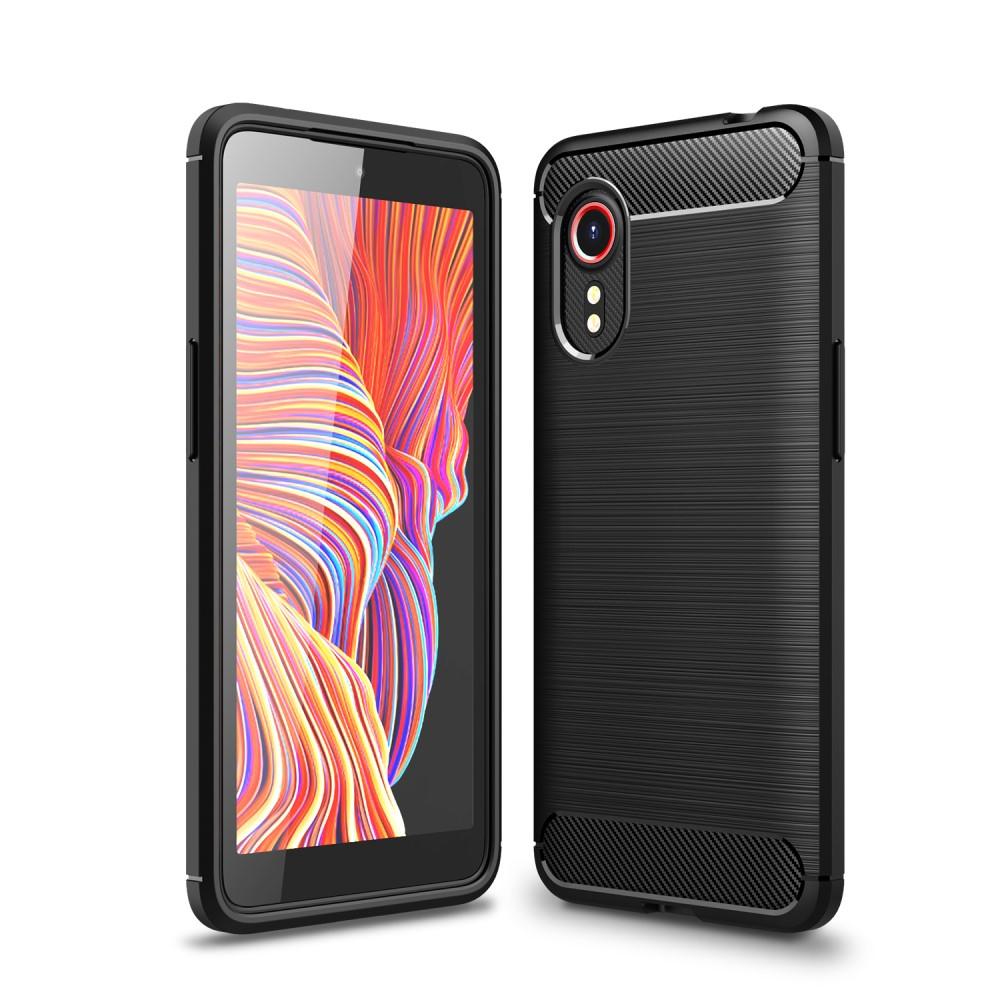 Cover TPU Brushed Samsung Galaxy Xcover 5 Nero