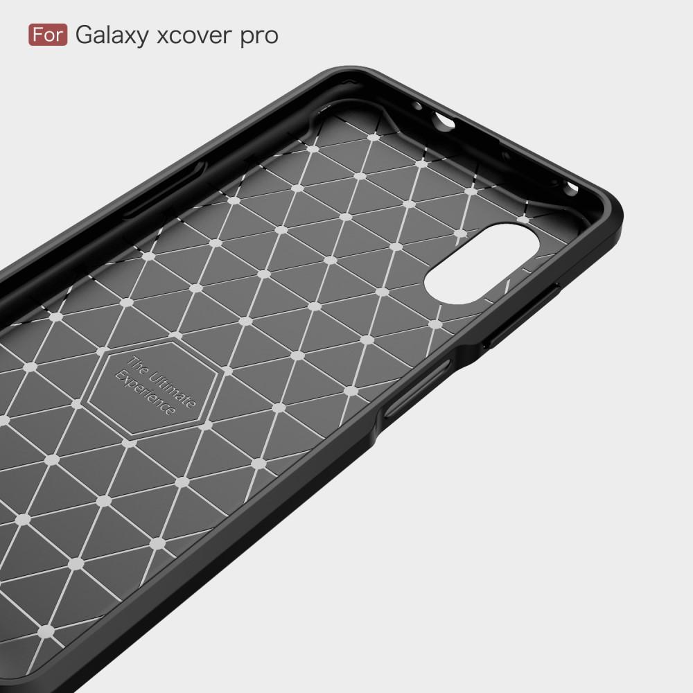 Cover TPU Brushed Samsung Galaxy Xcover Pro Nero