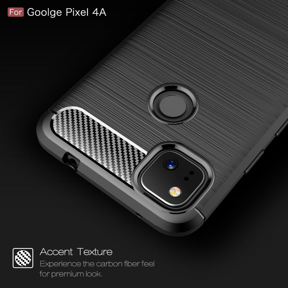 Cover TPU Brushed Google Pixel 4a Nero