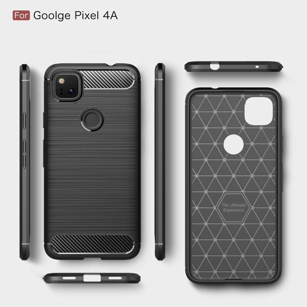 Cover TPU Brushed Google Pixel 4a Nero