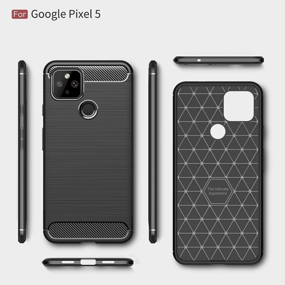 Cover TPU Brushed Google Pixel 5 Nero