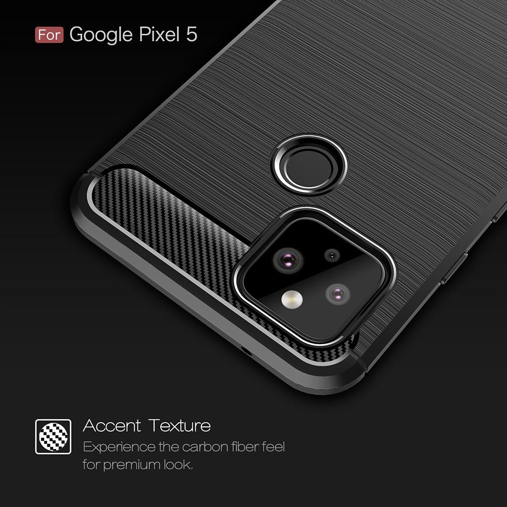 Cover TPU Brushed Google Pixel 5 Nero