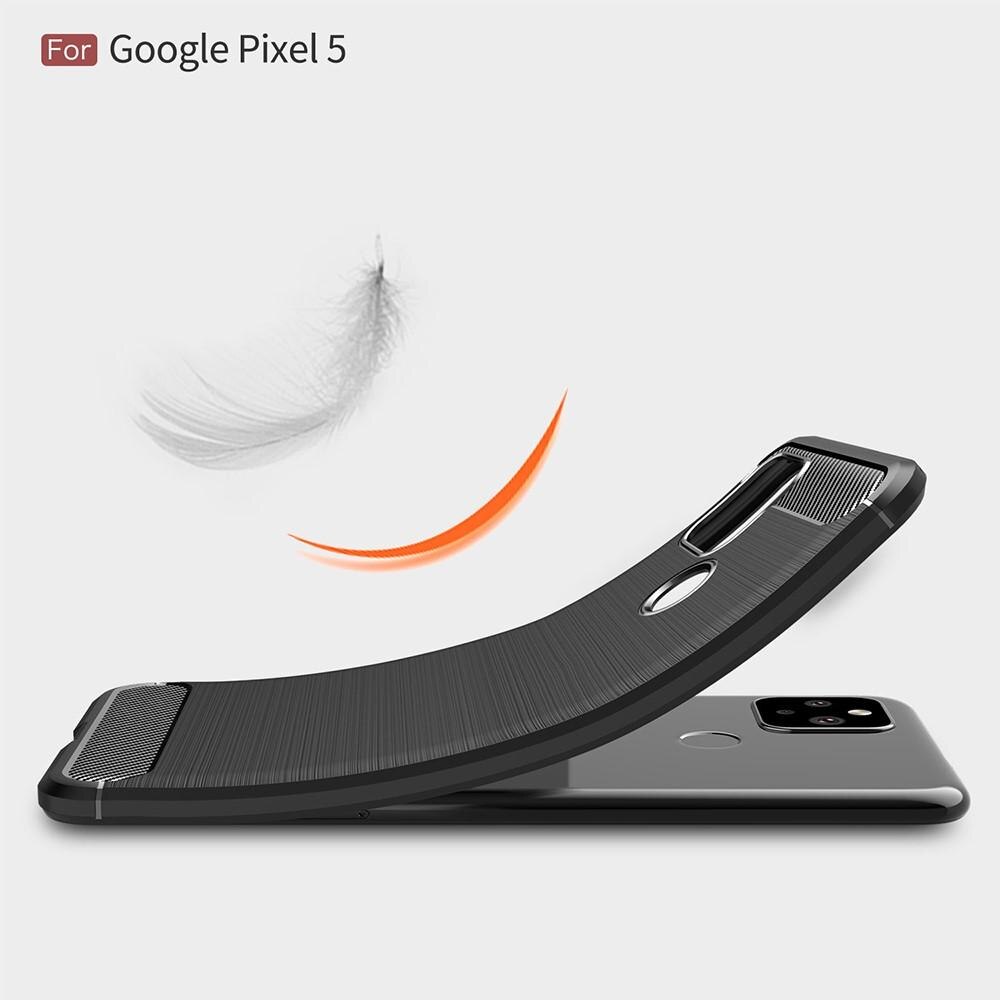 Cover TPU Brushed Google Pixel 5 Nero