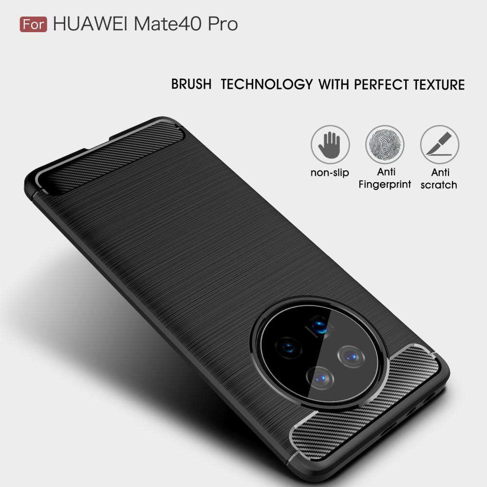 Cover TPU Brushed Huawei Mate 40 Pro Nero