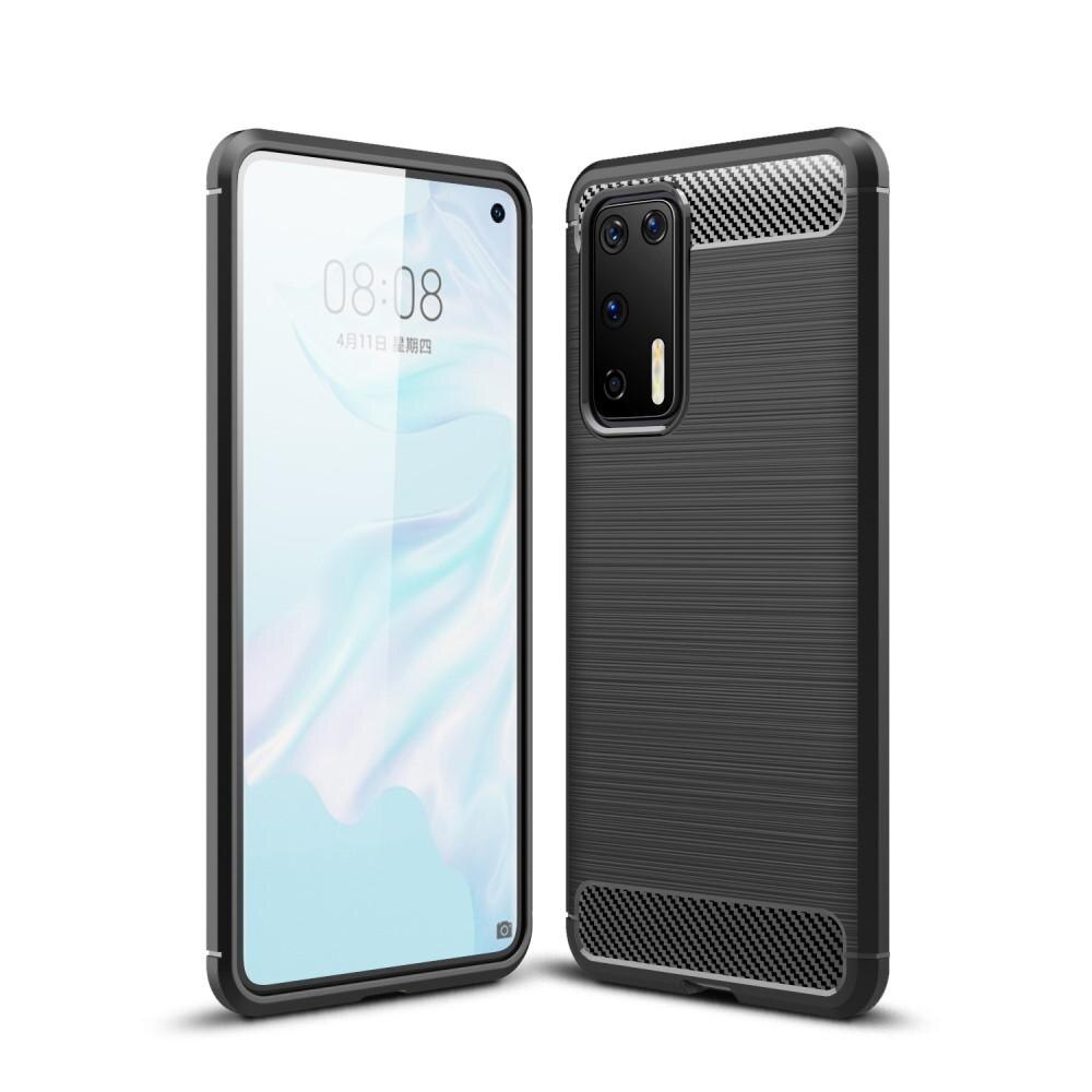 Cover Brushed TPU Case Huawei P40 Black