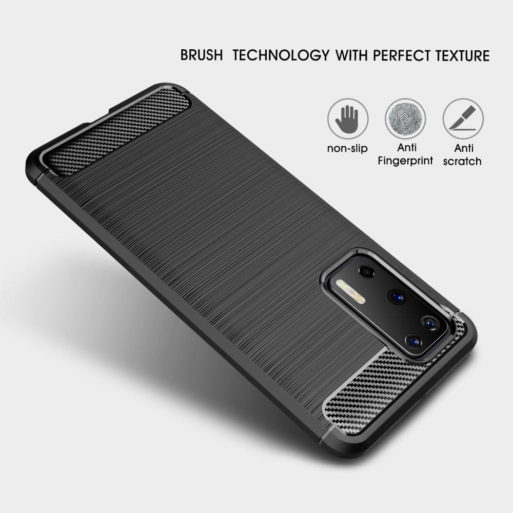 Cover Brushed TPU Case Huawei P40 Black