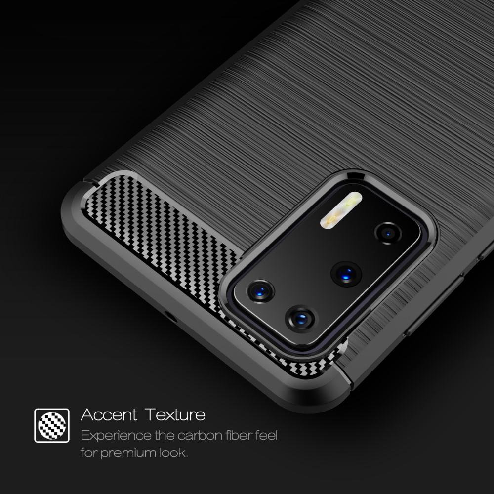 Cover TPU Brushed Huawei P40 Nero