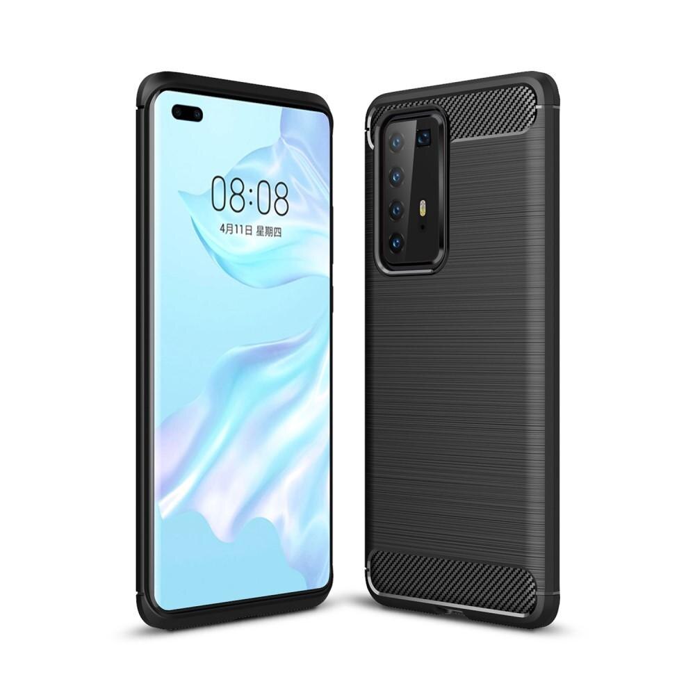 Cover Brushed TPU Case Huawei P40 Pro Black