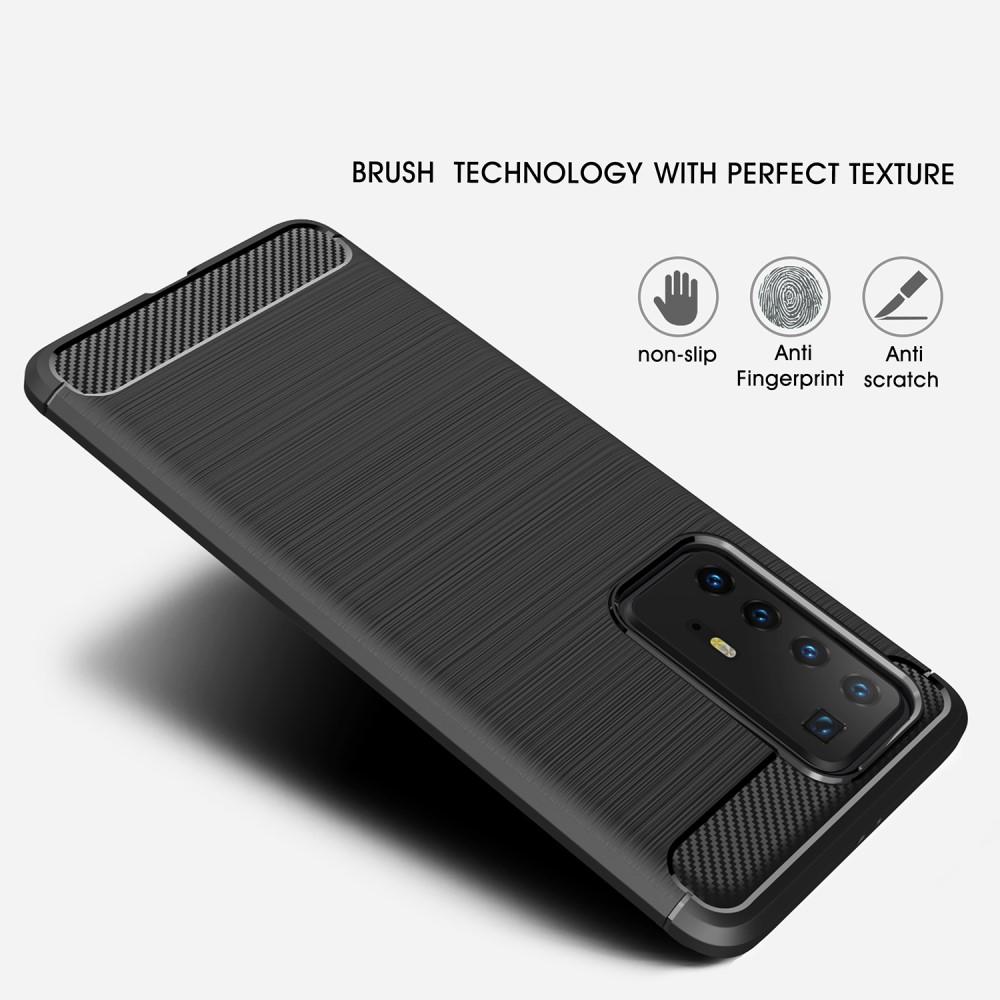 Cover Brushed TPU Case Huawei P40 Pro Black