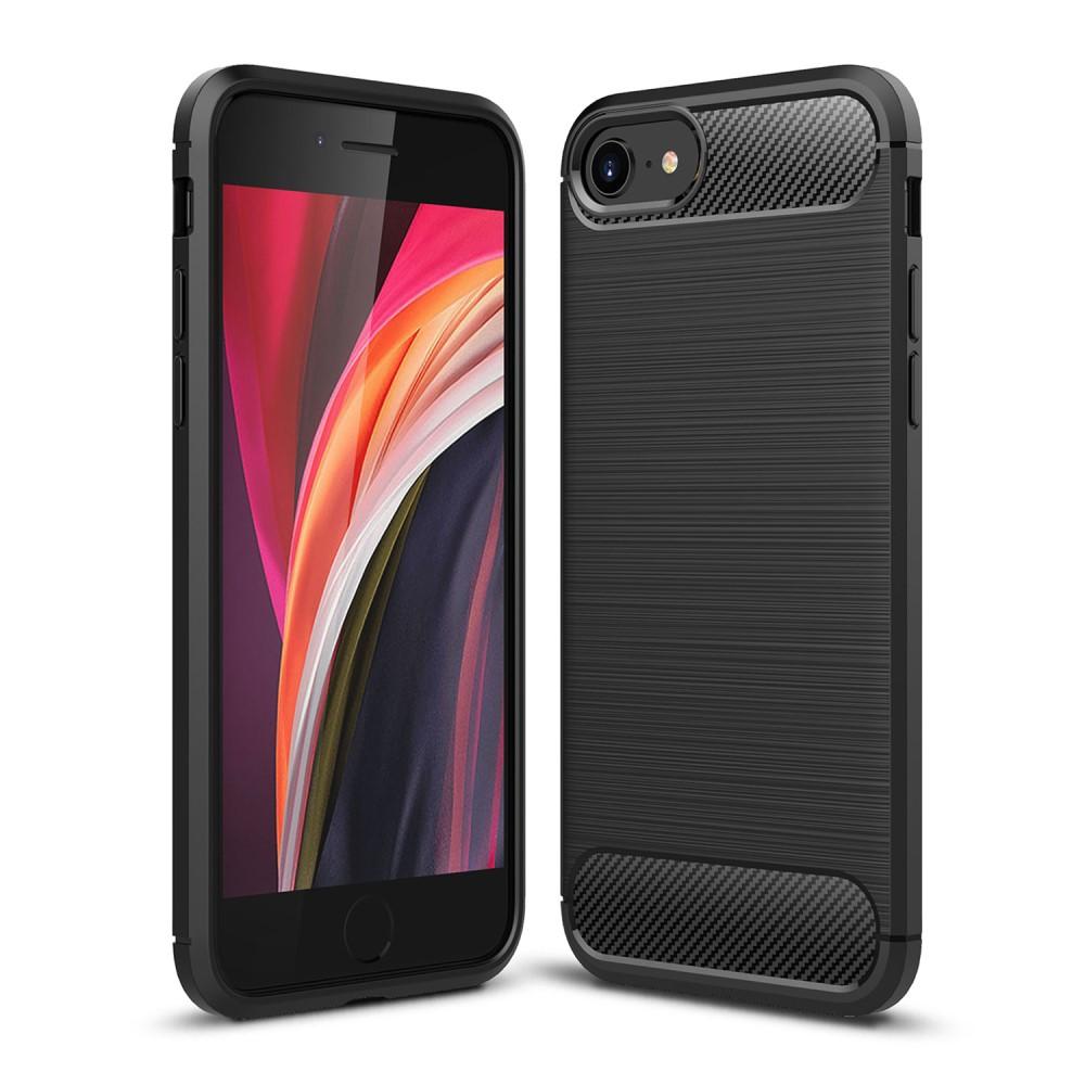 Cover Brushed TPU Case iPhone 8 Black