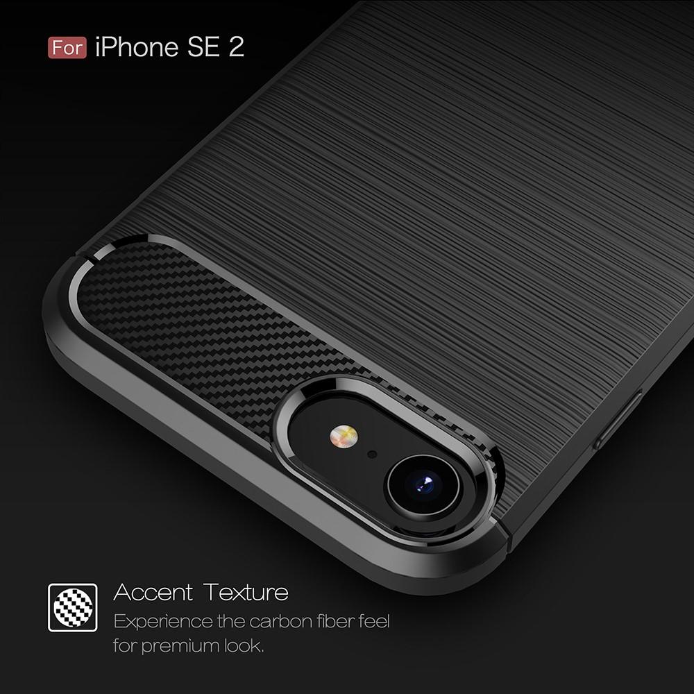 Cover Brushed TPU Case iPhone SE (2022) Black