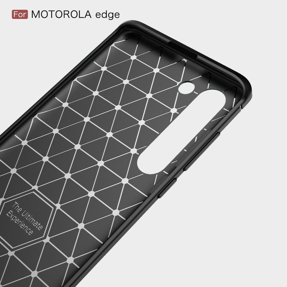Cover Brushed TPU Case Motorola Edge Black