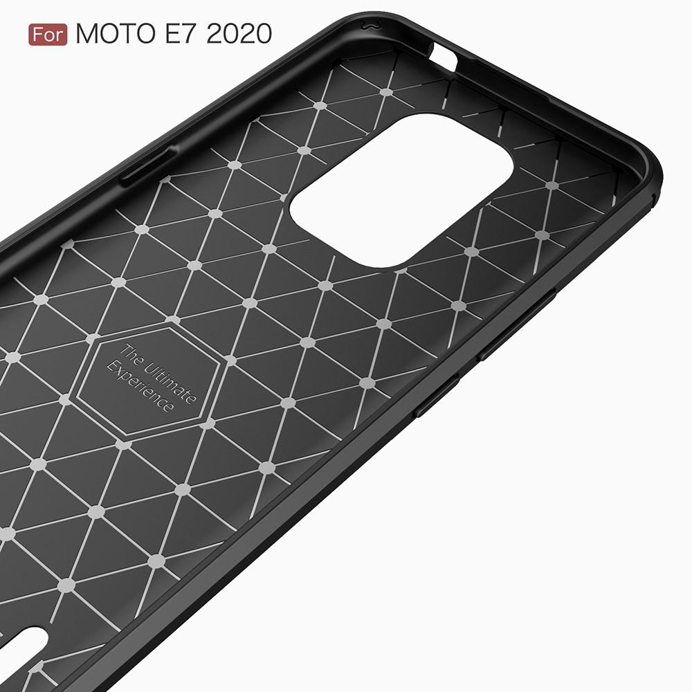 Cover Brushed TPU Case Motorola Moto E7 Black